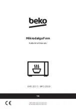 Beko BMD 200 B User Manual предпросмотр