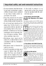 Preview for 9 page of Beko BMOB17131X User Manual