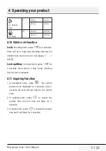 Preview for 17 page of Beko BMOB17131X User Manual