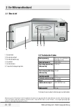 Preview for 28 page of Beko BMOB17131X User Manual