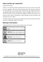 Preview for 3 page of Beko BRH90CB User Manual