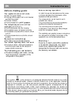 Preview for 12 page of Beko C467-HC Instructions For Use Manual