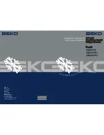 Beko CA5411FF Installation & Operating Instructions Manual preview