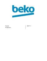 Preview for 1 page of Beko CBI 7771 User Manual