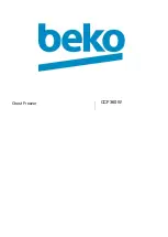 Beko CCF360W Instructions Manual preview