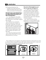 Preview for 9 page of Beko CCFM1582W User Manual