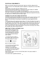 Preview for 4 page of Beko CDA 540 Installation, Operation & Food Storage Instructions