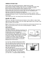 Предварительный просмотр 11 страницы Beko CDA 540 Installation, Operation & Food Storage Instructions