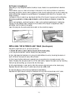 Предварительный просмотр 12 страницы Beko CDA 540 Installation, Operation & Food Storage Instructions