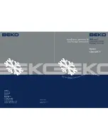 Beko CDA 645 F Installation, Operation & Food Storage Instructions preview