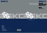 Beko CDA 659 F Installation & Operation Instructions preview