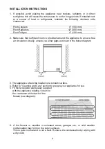 Preview for 5 page of Beko CF1100AP Operating Instructions Manual