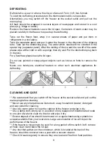 Preview for 9 page of Beko CF1100AP Operating Instructions Manual