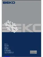 Preview for 25 page of Beko CF540B Manual