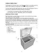 Preview for 8 page of Beko CF625W Operating Instructions Manual