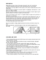 Preview for 9 page of Beko CF625W Operating Instructions Manual