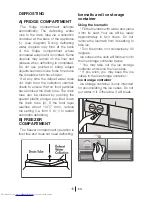 Preview for 17 page of Beko CF7914 Installation, Operation & Food Storage Instructions