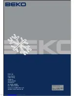 Preview for 23 page of Beko CF7914 Installation, Operation & Food Storage Instructions