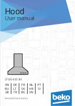 Beko CFB 6433 XH User Manual preview