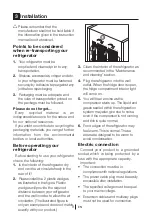 Preview for 8 page of Beko CFD640B Installation, Operation & Food Storage Instructions