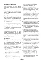 Preview for 13 page of Beko CFD640B Installation, Operation & Food Storage Instructions