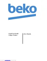 Beko CFL7914S Manual preview