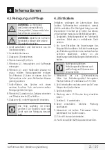 Предварительный просмотр 21 страницы Beko CFM4350B User Manual