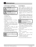 Предварительный просмотр 21 страницы Beko CFM6350I User Manual