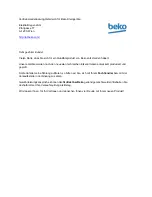 Предварительный просмотр 23 страницы Beko CFM6350I User Manual