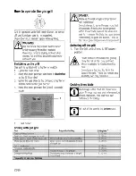 Preview for 22 page of Beko CG 41009 D User Manual