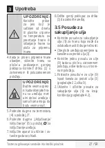 Preview for 27 page of Beko CGM 5202 R User Manual