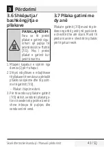 Preview for 43 page of Beko CGM 5202 R User Manual