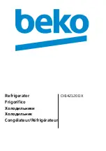 Preview for 1 page of Beko CH142120 DX Manual