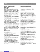 Preview for 14 page of Beko CHA 33100 - ANNEXE 950 Instructions For Use Manual