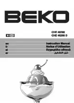 Preview for 1 page of Beko CHE 46260 Instruction Manual