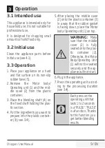 Preview for 9 page of Beko CHP5550W User Manual