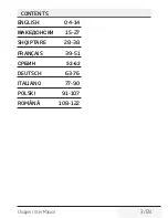 Preview for 3 page of Beko CHP5554W User Manual