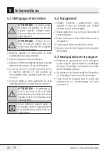 Preview for 26 page of Beko CHP6450W User Manual