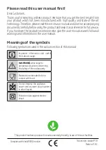 Preview for 2 page of Beko CHP7504W User Manual