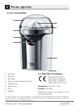 Предварительный просмотр 23 страницы Beko CJB6100W User Manual