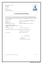 Preview for 24 page of Beko CLEARPOINT HP 50 M010 Instructions For Installation And Operation Manual