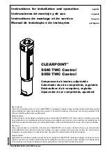 Preview for 1 page of Beko CLEARPOINT S040 TWC Control Instructions For Installation And Operation Manual