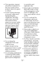 Preview for 8 page of Beko CN153220X User Manual