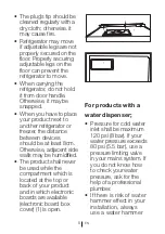 Preview for 9 page of Beko CN153220X User Manual