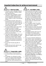 Preview for 5 page of Beko CN160237W User Manual