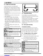 Preview for 10 page of Beko CN161220D User Manual