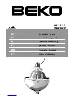 Beko CN228220 Instructions For Use Manual preview