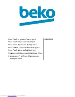 Preview for 1 page of Beko CN228220S type II Instruction Manual