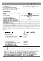 Preview for 73 page of Beko CN232200 Instructions For Use Manual