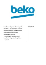 Beko CN232221 Manual preview